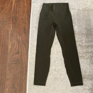 lululemon athletica khaki color Leggings